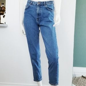 Zara | Jeans | Zara Trafaluc Medium Wash Mom Jeans | Poshmark